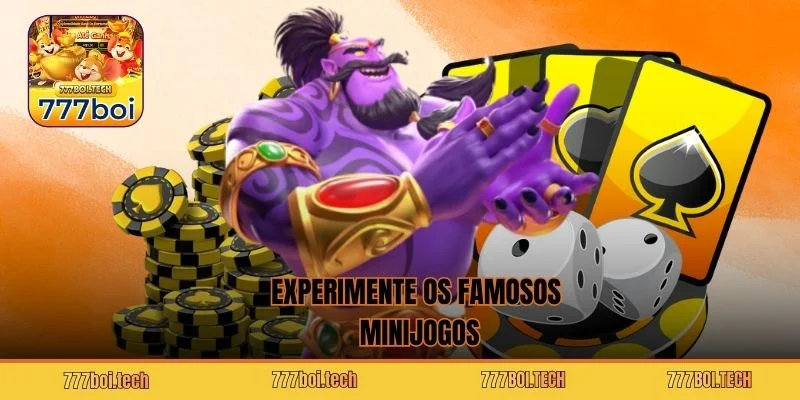 Experimente os famosos minijogos