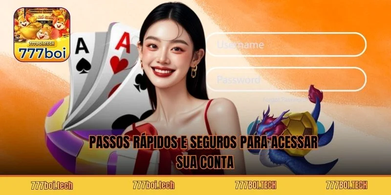 Passos rápidos e seguros para acessar sua conta Passos rápidos e seguros para acessar sua conta